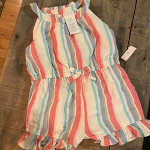 Striped romper
